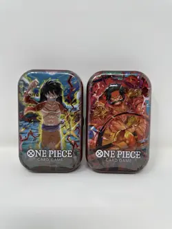 One Piece Tin Pack Set Vol. 1 - Monkey.D.Luffy & Gol.D.Roger Sealed Brand New - Image 1