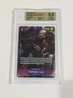One Piece Emperors in the New World- Trafalgar Law Alternate Alt Art BGS 9.5 ENG - Image 1