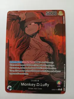 Monkey D. Luffy EB02-010 25th Coll. Alt Art Leader ENGLISH One Piece TCG - Image 1