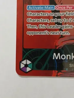 Monkey D. Luffy EB02-010 25th Coll. Alt Art Leader ENGLISH One Piece TCG - Image 3