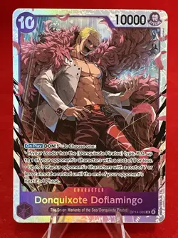One Piece Donquixote Doflamingo - OP14-069 The Azure Sea's Seven Foil SR - Image 1