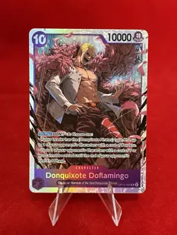 One Piece Donquixote Doflamingo - OP14-069 The Azure Sea's Seven Foil SR - Image 3