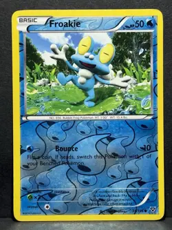Pokemon TCG Reverse Holo Froakie Card 39/146 XY MP - Image 1