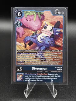BT24-028 Divermon Time Stranger Digimon Card Game - Image 1
