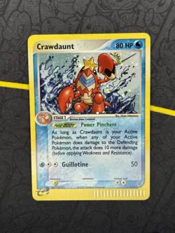 Crawdaunt - 3/97 - Holo Rare Ex Dragon Pokemon Card - LP - Image 1