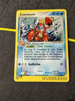 Crawdaunt - 3/97 - Holo Rare Ex Dragon Pokemon Card - LP - Image 2