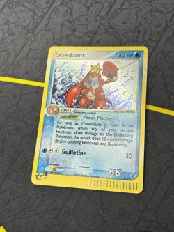Crawdaunt - 3/97 - Holo Rare Ex Dragon Pokemon Card - LP - Image 3