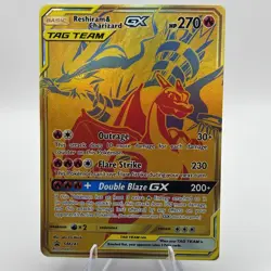 Pokemon Card Reshiram & Charizard GX SM247 Promo - Sun & Moon - Near Mint Holo - Image 1