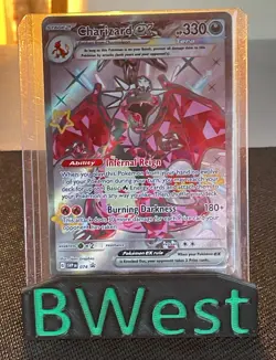 Charizard Ex 74 SV Scarlet & Violet Promo Cards Pokemon TCG Card 2024 - Image 1