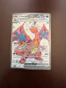 Pokemon TCG Charizard EX SVP056 Black Star Holo Promo Card - Image 1