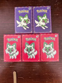 5 Sealed McDONALDS 2023 Happy Meal POKEMON MATCH BATTLE CARDS - Image 1