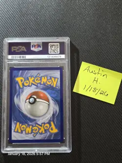 Pokemon Greninja Gold Star Holo TCG Card SWSH144 PSA 9 Celebrations Promo - Image 2