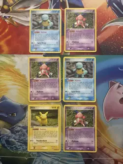 Vintage Pokemon Card Lot Fire Squirtle Pikachu Ditto - Image 1
