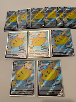 Pokemon 25th Anniversary Pokemon Celebrations Flying Pikachu V Max Lot, 13 cards - Image 4