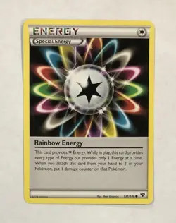 Pokemon RAINBOW ENERGY Card 131/146 XY Base Set NM Common Regular Unlimited - Image 1
