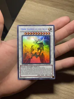 Yu-Gi-Oh! Odin, Father of the Aesir Story Card STOR-EN040 1st Edition Ghost Rare - Image 1