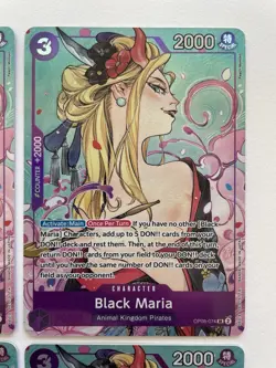 One Piece Card Game Black Maria (Illustration Box Vol. 2) (x4) OP08-074 SR - Image 4