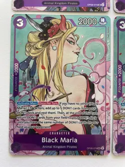 One Piece Card Game Black Maria (Illustration Box Vol. 2) (x4) OP08-074 SR - Image 5