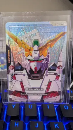 Resource Unicorn Gundam Foil - R-003 C+ NM - Gundam TCG Card Game - Image 1