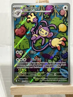 Ambipom - 107/094 - Illustration Rare - Phantasmal Flames - Pokemon Card - NM - Image 1