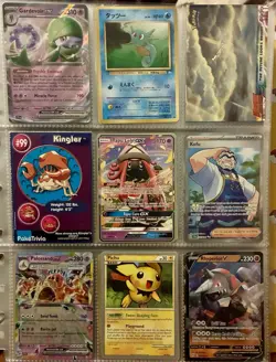 Vintage Pokemon Card Collection - No Binder Lot 5 Pages - Holo - Modern LP/NM - Image 1