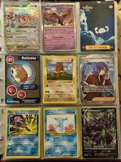 Vintage Pokemon Card Collection - No Binder Lot 5 Pages - Holo - Modern LP/NM - Image 5