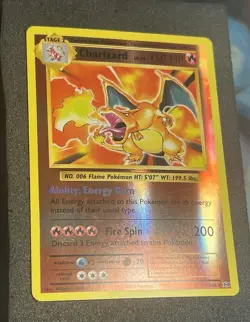 POKEMON CARD 2016 CHARIZARD REVERSE HOLO 11/108 XY EVOLUTIONS - Image 4