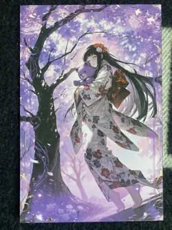 Matchmaker 2 Spicy Waifu A5 Size Card Board Hinata Naruto Kimono - Image 1