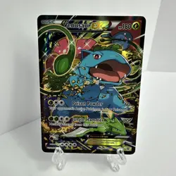 Pokemon TCG Venusaur EX Black Star Promo Full Art Holo Card XY123 LOOK! LP - Image 1