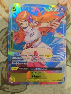 Nami (Alt Art) OP08-106 SR Two Legends - ONE PIECE Card Game Japanese - Image 1