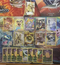 Pokemon Card Lot Full Art Alt Art Fire Jirachi Arcanine Pikachu - Image 1