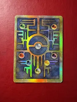 Ancient Mew Holo Pokemon Card 4 Swirls Movie Promo DMG - Image 2