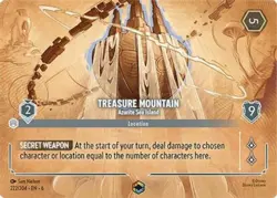 1x Treasure Mountain - Azurite Sea Island - 222/204 - Enchanted - Holofoil NM-Mi - Image 1