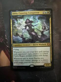 Alela, Cunning Conqueror Commander: Wilds of Eldraine Foil - Image 1