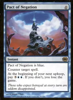 1993-07 Magic the Gathering MTG Pact of Negation #42 Instant - Image 1