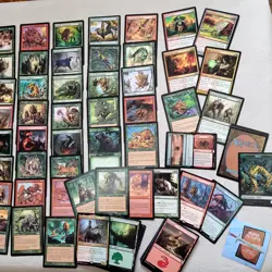 COMMANDER Magic Deck MTG - *BEASTS Tribal Mana Doubling General Fun Gruul* - Image 2