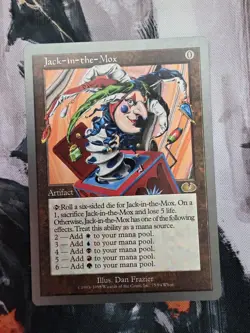 Jack-in-the-Mox Unglued MTG Regular Lightly Played - Image 1