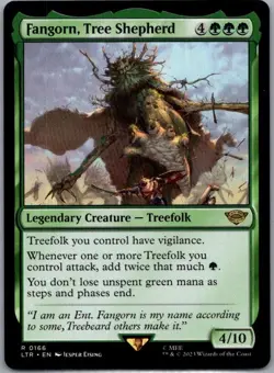 #166 Fangorn, Tree Shepherd Universes Beyond LOTR Tales of Middle-earth Rare - Image 1