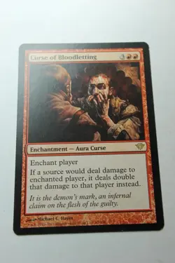 MTG Curse of Bloodletting x1- -Dark Ascension-Lightly Played - Image 1