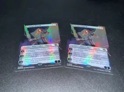 2 x Archangel Elspeth (Borderless) Showcase March of the Machine Foil - Image 1