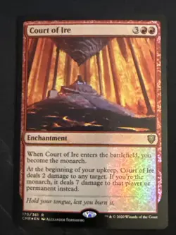 1x Foil Court of Ire (170) Commander Legends LP MTG Magic the Gathering x1 MKE - Image 1