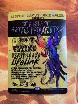 MTG Foil Showcase Alela, Artful Provocateur Secret Lair: Legendary Flyers!! - Image 1