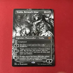 Vraska, Betrayal's Sting (Borderless) Phyrexia: All Will Be One Regular - Image 1
