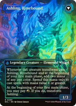 Foil Ashling, Rekindled (Borderless) [Lorwyn Eclipsed] MTG - Image 2