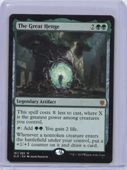 MTG Magic the Gathering The Great Henge Throne of Eldraine NM Regular - Image 1