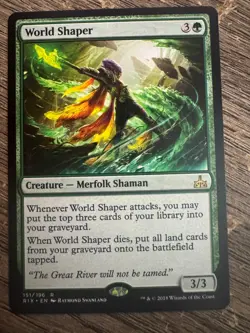 Magic the Gathering World Shaper Rivals of Ixalan Regular - Image 1