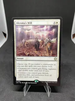 Akroma's Will Commander: the Lost Caverns of Ixalan Regular MTG 0125 - Image 1