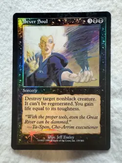 MTG - Sever Soul - Mercadian Masques - Foil - NM - Never Played - Free Shipping! - Image 1
