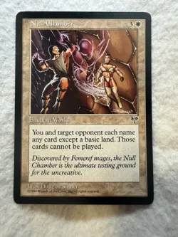 MTG - Null Chamber - Mirage - NM - Rare - EN - Regular - Image 1