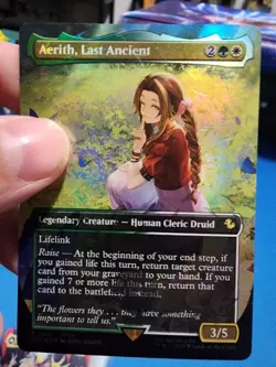 Aerith Last Ancient (Borderless) (Chocobo Track Foil) Near Mint - Image 1